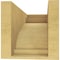 Ekena Millwork 9"W x 18"D x 9"H Wide Rivera Rough Cedar Woodgrain TimberThane Corbel, Primed Tan CORUR09X18X09RIVRCPR - alternate 4